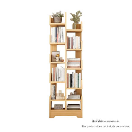ตู้หนังสือ PROMA-BK01 41 ซม. น้ำตาลอ่อน_0
